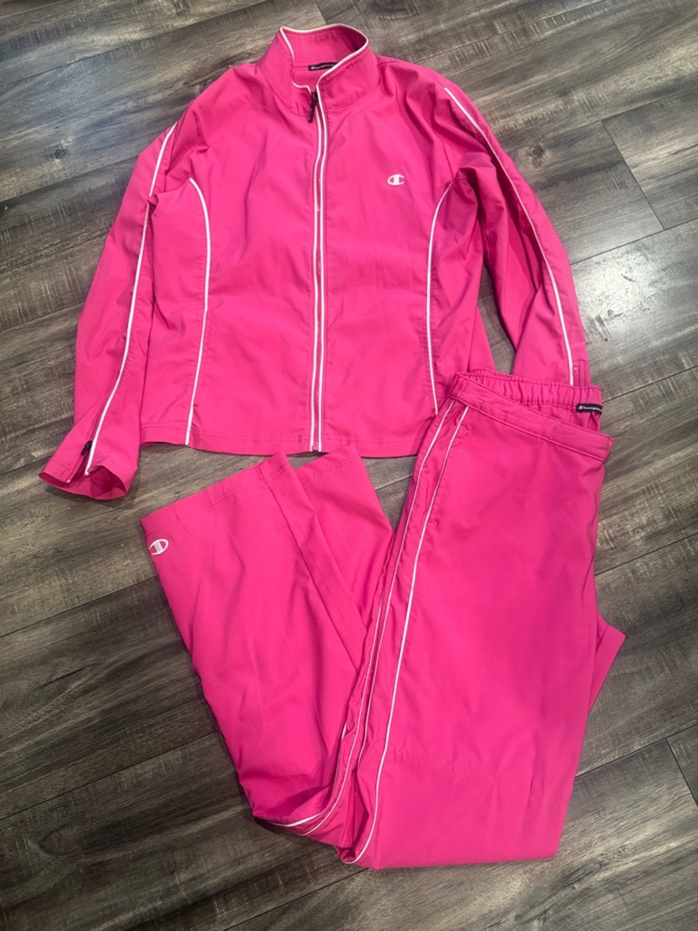 Champion Elite NWT Fuschia Athletic Track Jacket & Pants Med/Small